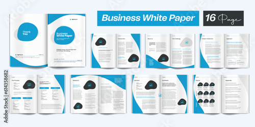 White Paper Layout Design White Paper Template White Paper Design