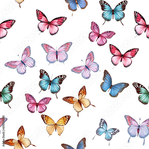 seamless butterfly pattern © El Benedikt