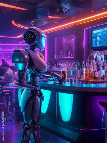 Futuristc bar photo