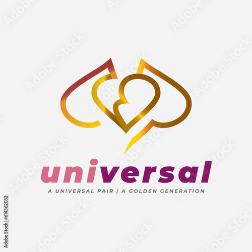 Universal Lovers and Heart Foundation Logo