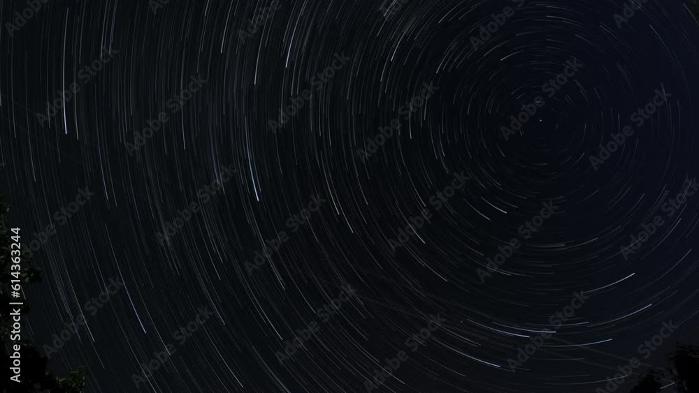 star trails shot on action camera,European sky night panorama time lapse star trails shot on action camera,European sky night panorama time lapse