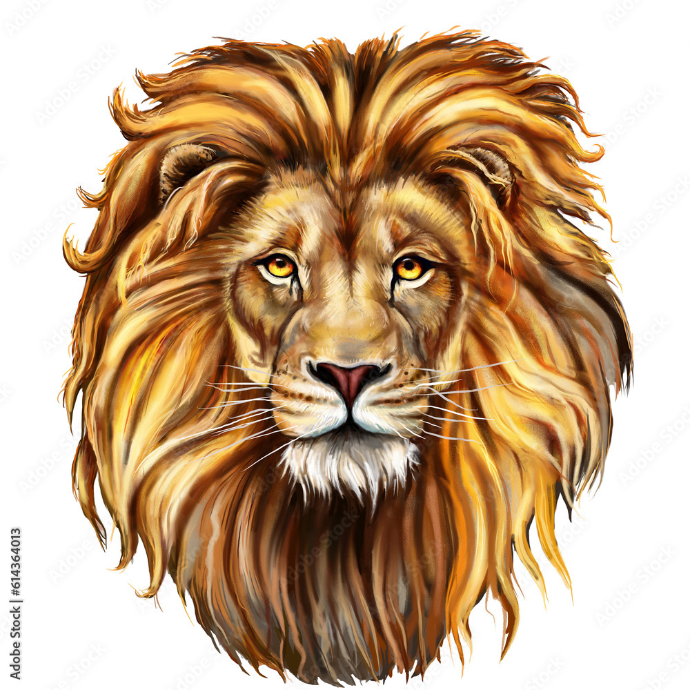 Fototapeta premium head of lion