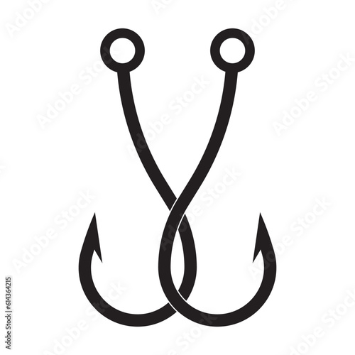 hook icon vector