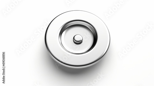 Button empty button for banner design. Circle abstract background. Generative Ai