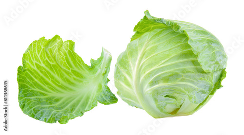 Foto cabbage leaf on transparent png