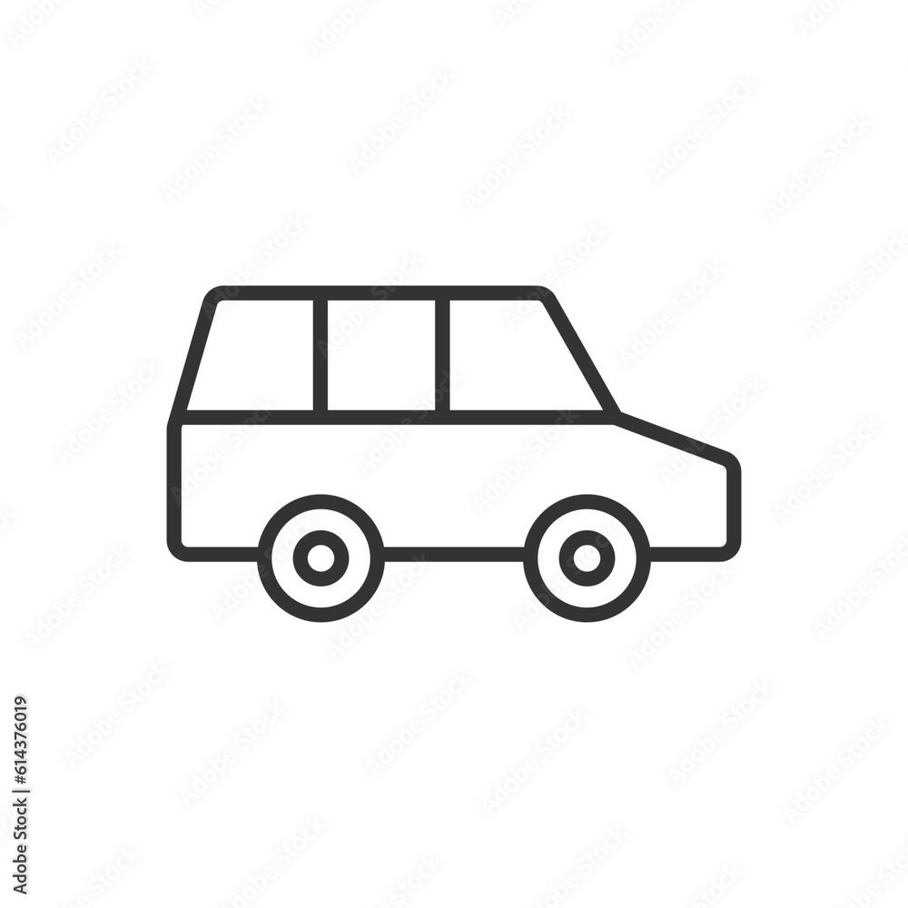 Travel Car Icon - Transport Vehicle Icon - Automobile Icon