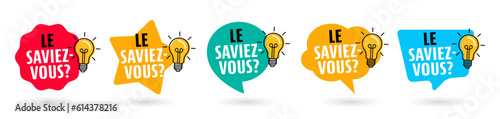 Le saviez-vous ?