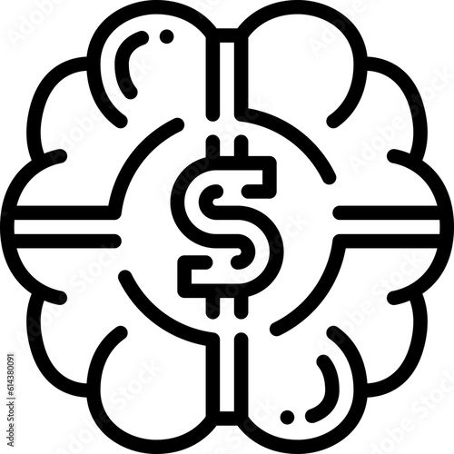 brainstorm line icon