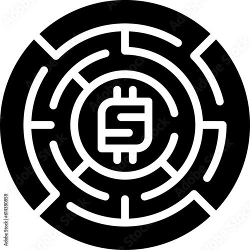 maze solid icon