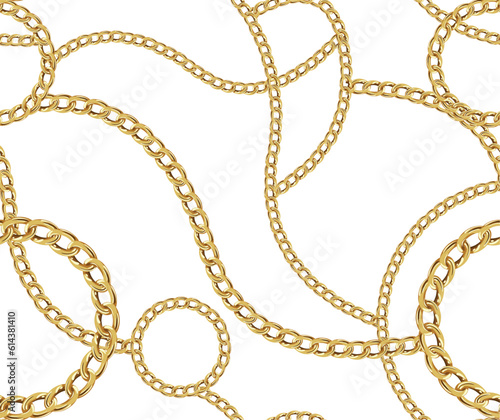 Chains pattern seamless. Design for fabric, wallpaper, wrapping, background.