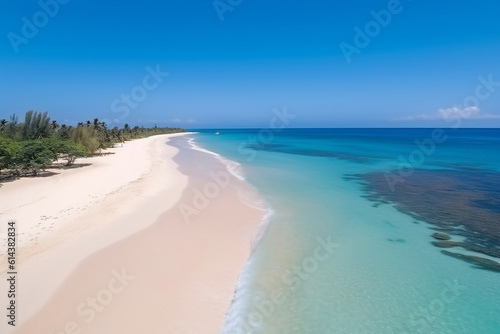 Top view of crystal clear turquoise water. Aerial view of the rippled texture of sea surface background