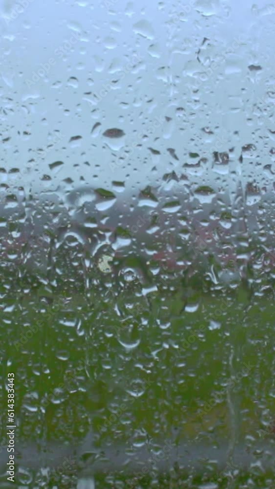 Rain Raining Against The Window On A Rainy Day Rain Raining Against The Window On A Rainy Day