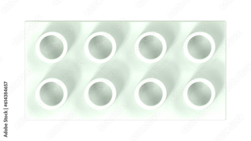 Honeydew Bricks Block Isolated on a White Background. Close Up View of a Plastic Children Game Brick for Constructors, Top View. High Quality 3D Rendering with a Work Path. 8K Ultra HD, 7680x4320 Honeydew Bricks Block Isolated on a White Background. Close Up View of a Plastic Children Game Brick for Constructors, Top View. High Quality 3D Rendering with a Work Path. 8K Ultra HD, 7680x4320