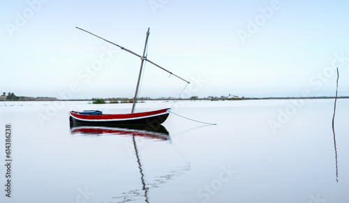 Valokuva Alone boat in the marshlands