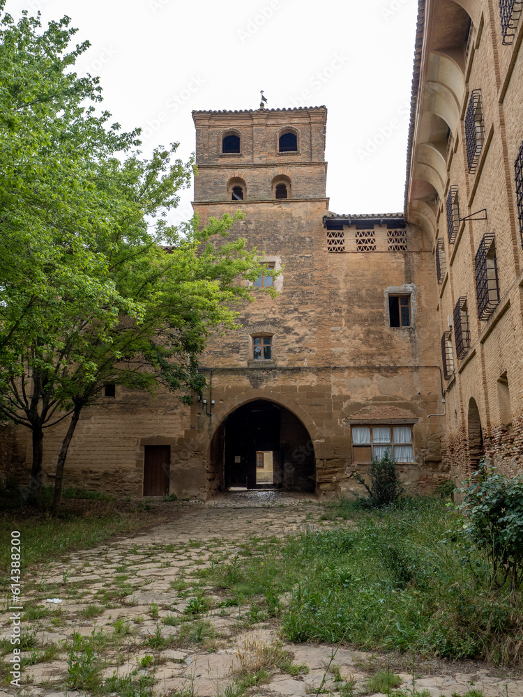 Casbas Monastery in Huesca.huts of huesca