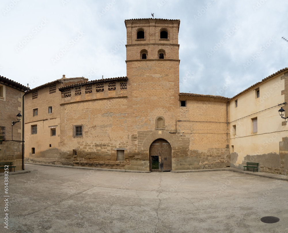 Casbas Monastery in Huesca.huts of huesca
