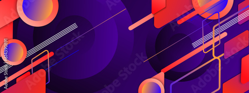 Vector colorful colourful abstract modern business background with geometric shapes