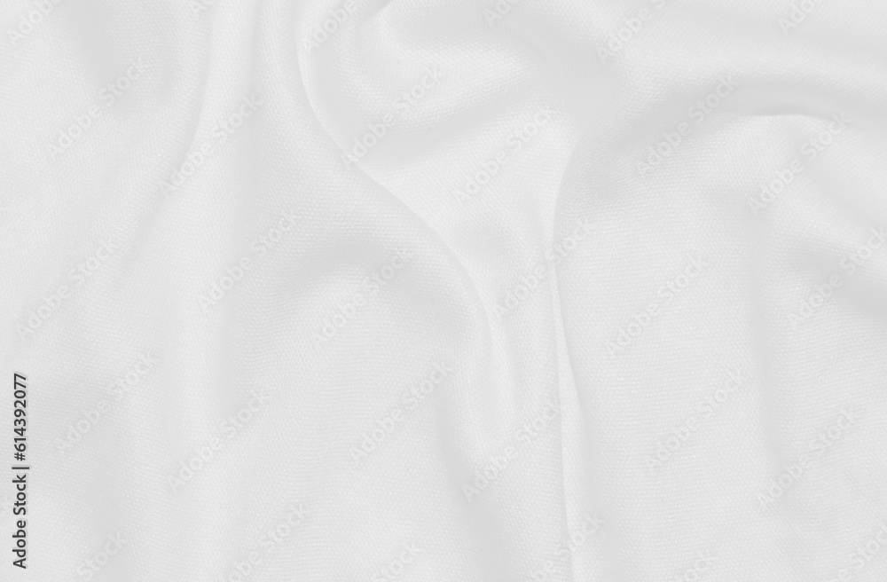 A clean white cloth with swaying streaks for the background.