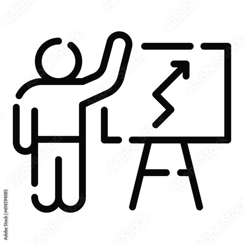 This man saw achievement graph of his business