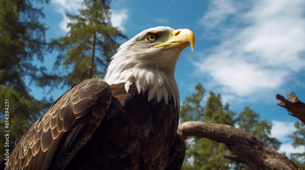 Bald eagle, Generative AI Bald eagle, Generative AI
