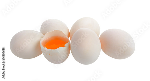 Duck eggs on transparent png