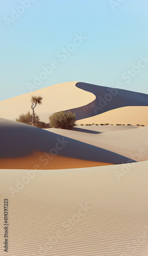 The Desert of Simplicity  sand dune in the desert