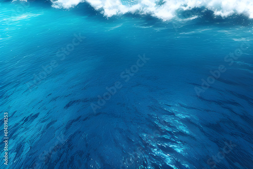 blue sea water, generative ai