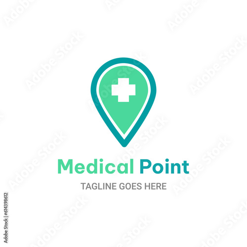 MEDICAL POINT LOGO VECTOR ILLUSTRATION