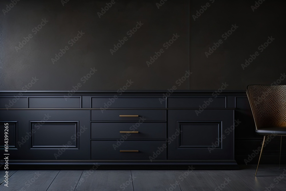 Black Concrete Solid Background Wall Black Concrete Solid Background Wall