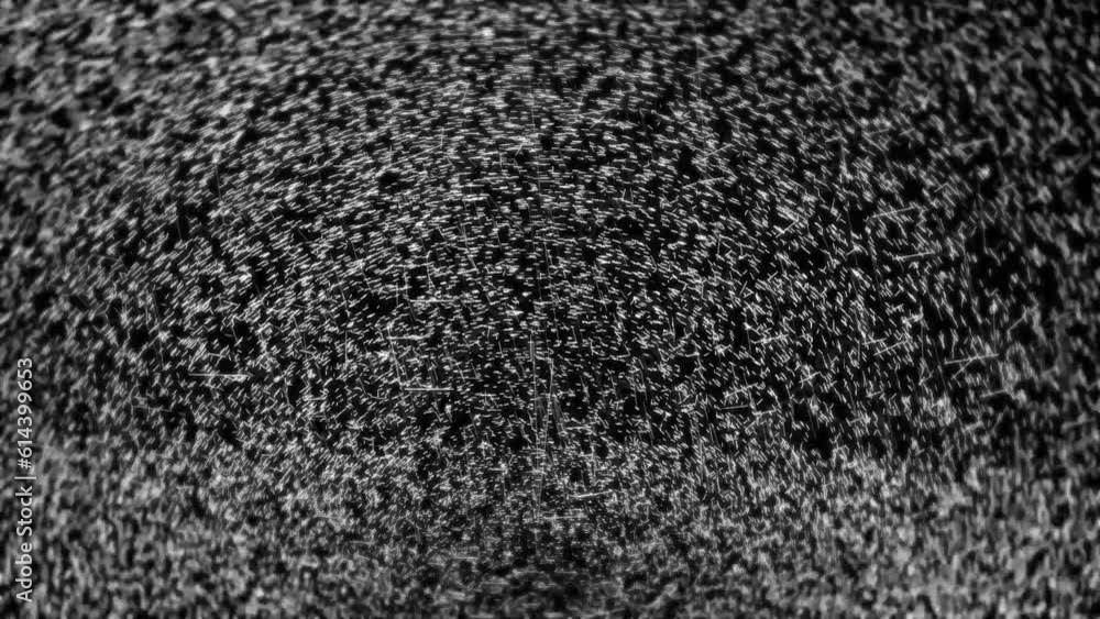 Whirlwind of snow-white particles on a black background Whirlwind of snow-white particles on a black background