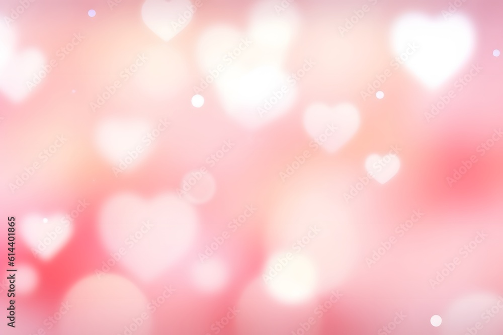 Abstract background to the wallpaper Valentine day. Month of Love february. generative ai