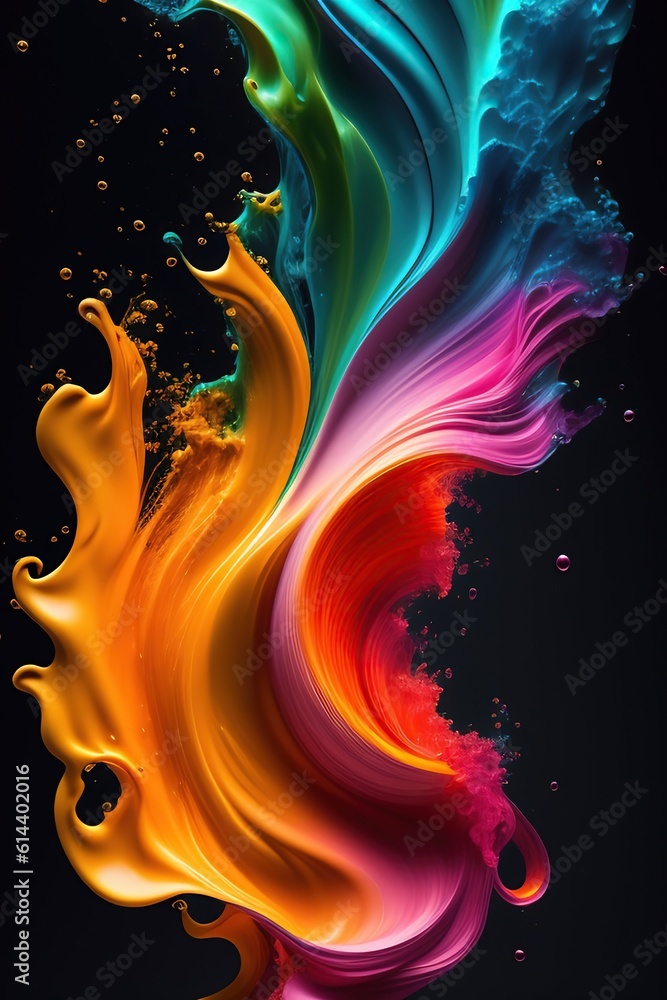 art illustration abstract graphic background. generate ai