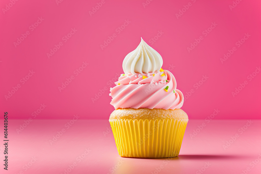 cupcake with pink frosting and sprinkles,cupcake with frosting,the most beautiful cupcake pink background cupcake with pink frosting and sprinkles,cupcake with frosting,the most beautiful cupcake pink background