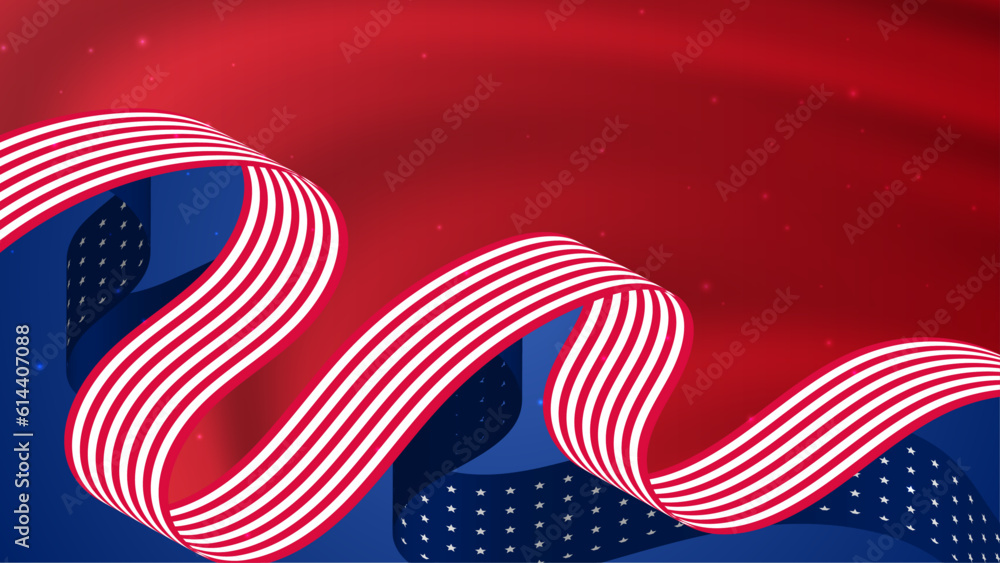 Vector flag USA background design for independence, veterans, labor, memorial day Vector flag USA background design for independence, veterans, labor, memorial day