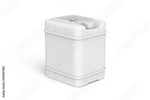 Bild auf Leinwand 5 Gallon Container Square Tight Head Pail 3D Rendering