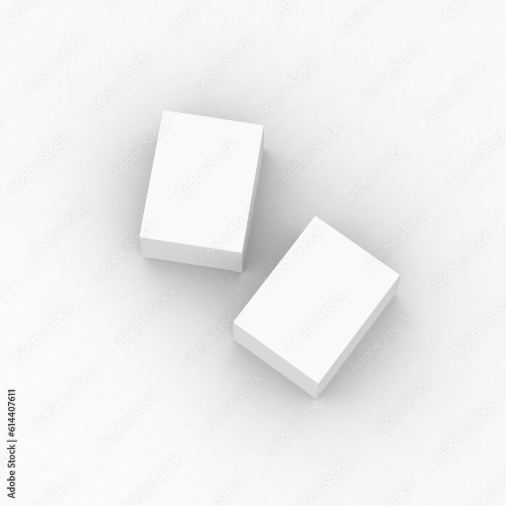 Vertical rectangular paper box template without design cover for product promotion on a transparent background. Vertical rectangular paper box template without design cover for product promotion on a transparent background.