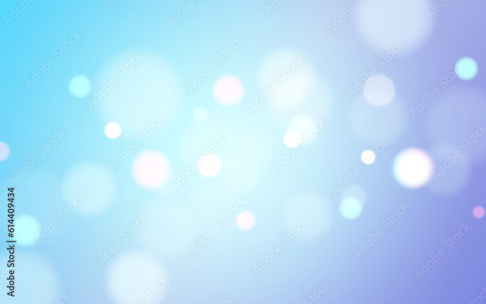 Sky blue bokeh soft light abstract backgrounds, Vector eps 10 illustration bokeh particles, Backgrounds decoration
