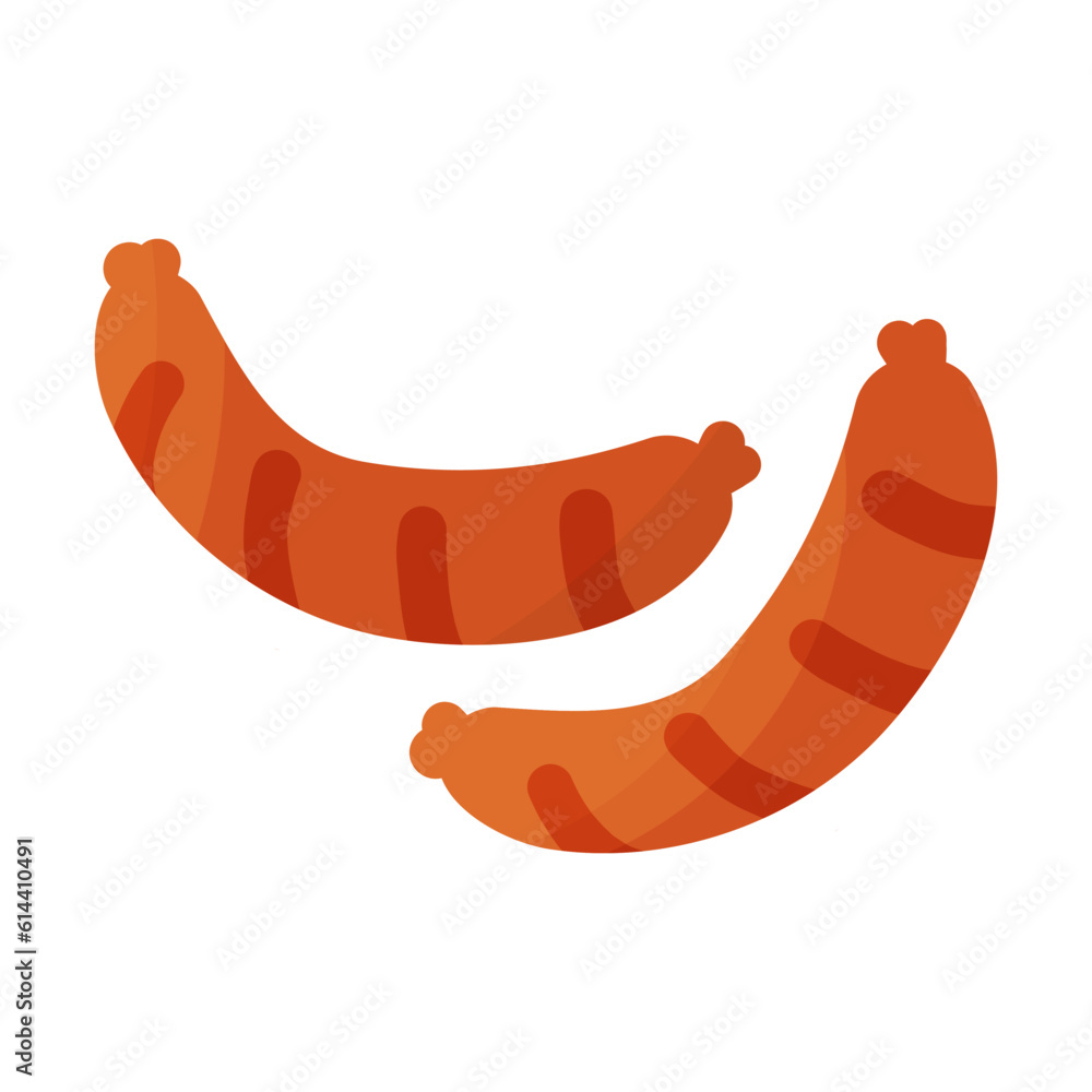sausage meat barbecue fry cook icon element sausage meat barbecue fry cook icon element