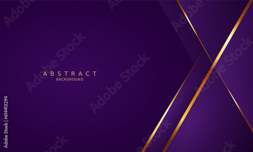 luxury premium purple background and gold line