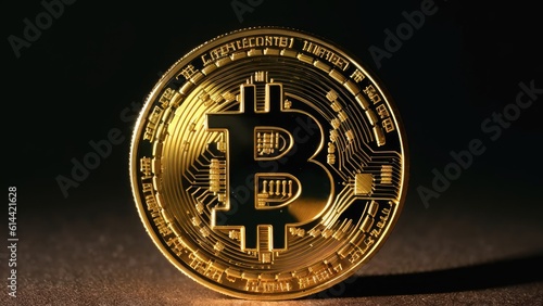 gold bitcoin coin