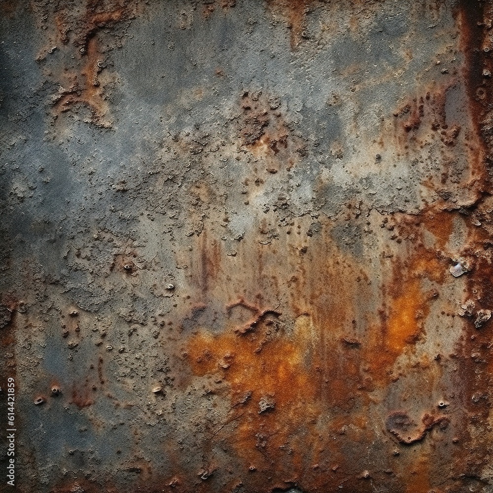 old rusty background. Generative AI old rusty background. Generative AI