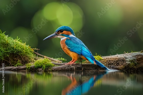 kingfisher on the branch