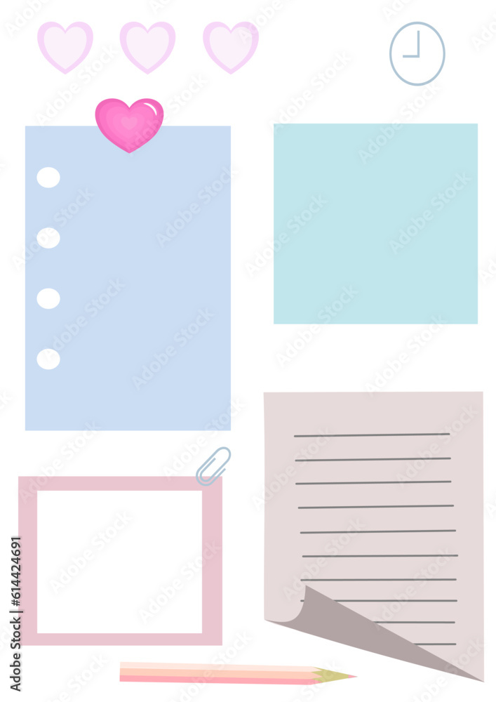 Daily planner post it remind paper for making some note , paper ,reminder Daily planner post it remind paper for making some note , paper ,reminder