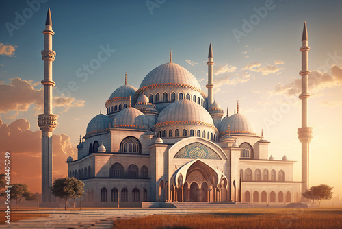 ultrarealistic Muslim mosque photography_