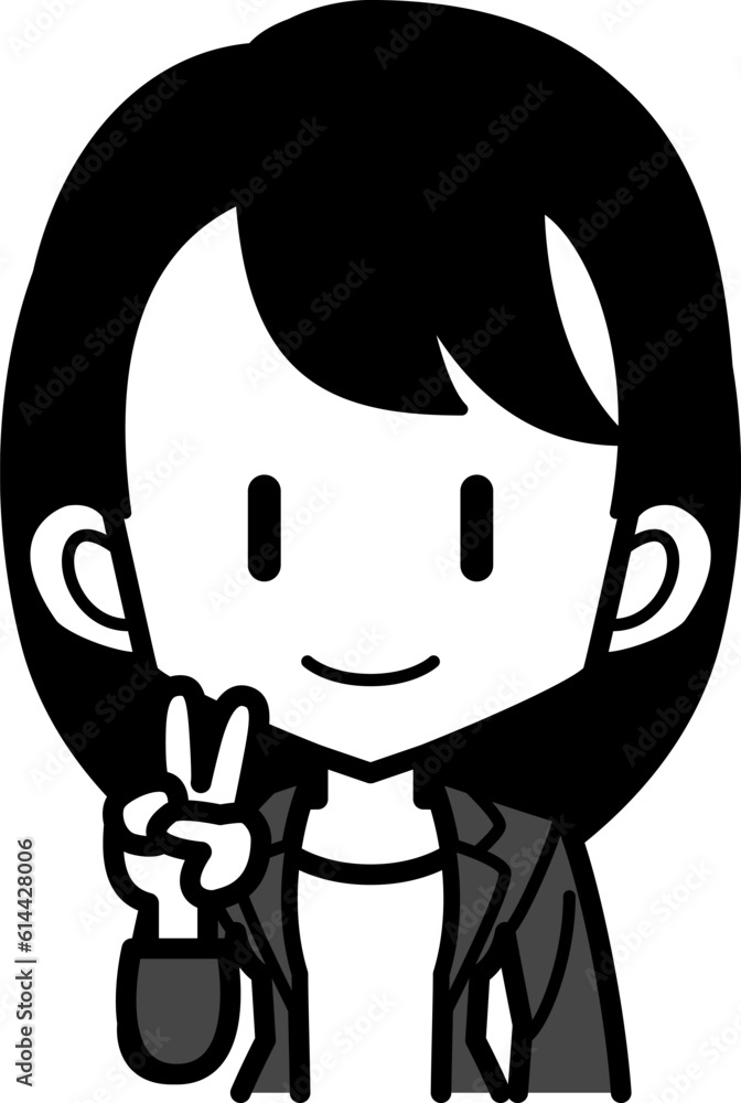 Obraz premium hbスタッフ女性_F_BU_OL14