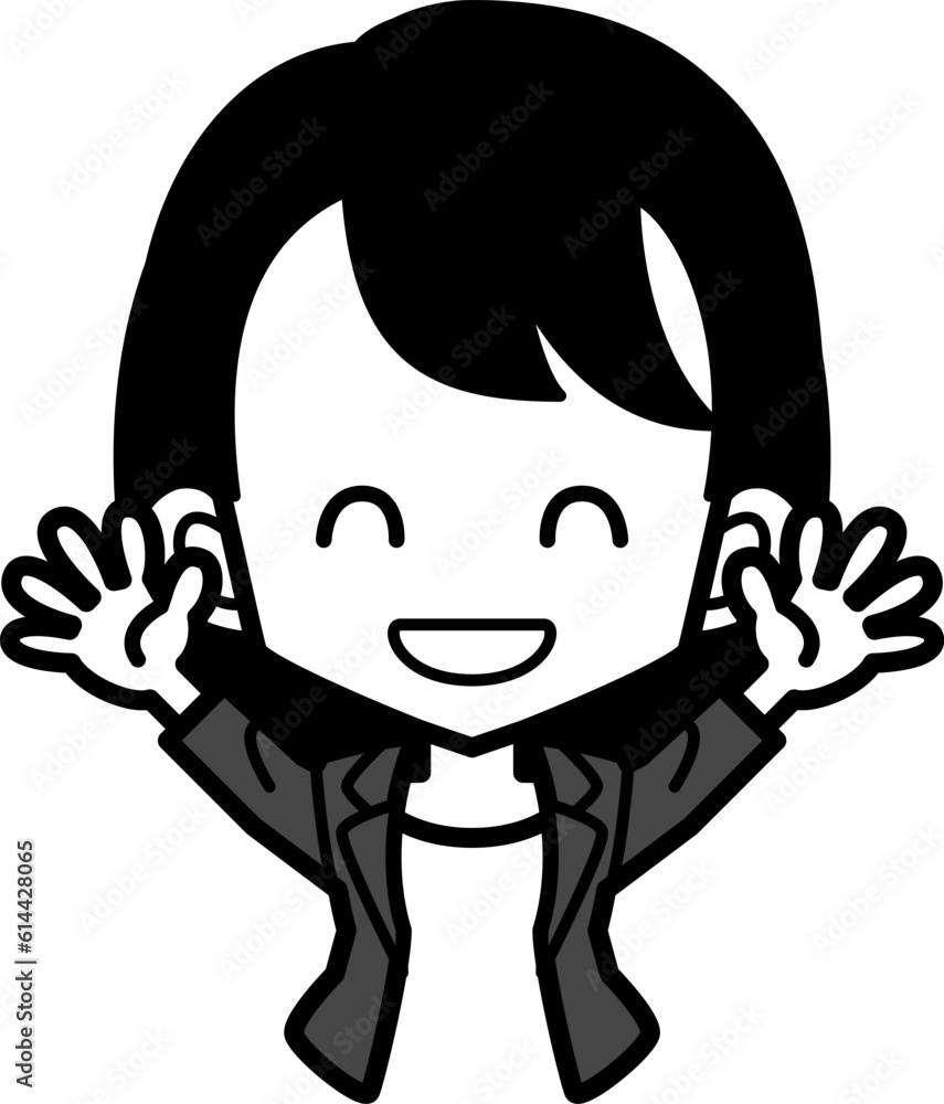 Obraz premium hbスタッフ女性_F_BU_OL18