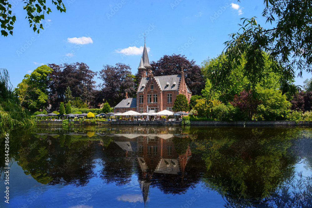 Old town of Brugge in Belgium