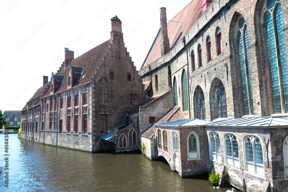 Old town of Brugge in Belgium