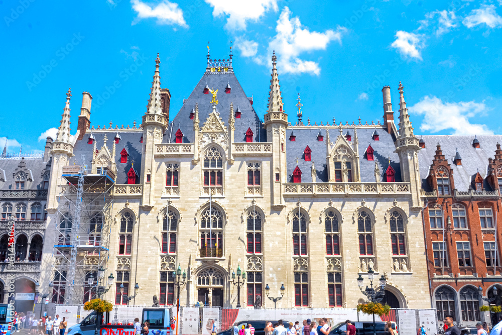 Old town of Brugge in Belgium