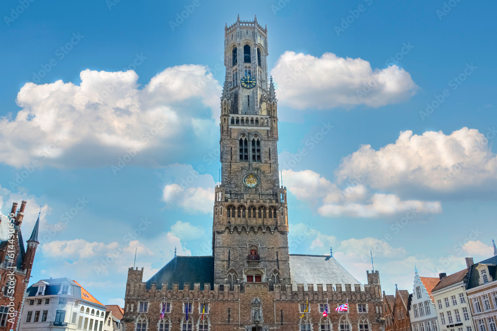 Old town of Brugge in Belgium
